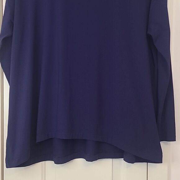 Lululemon City Bound Long Sleeve Soft Tee Shirt Emperor Blue Size 4 - Picture 4 of 10